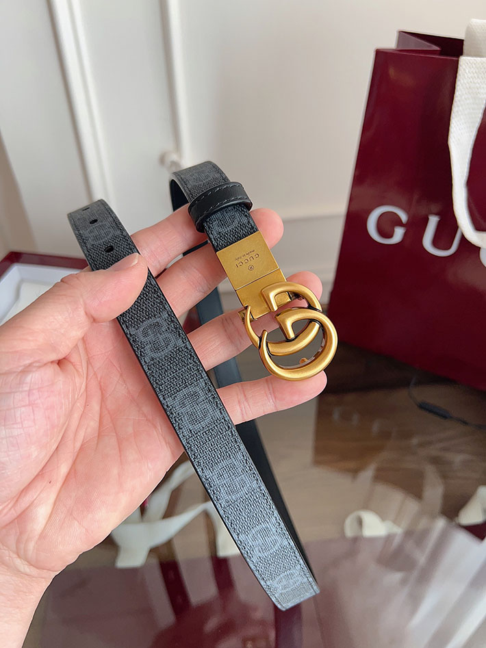 グッチ アウトレット店舗 GUCCI Gバックル 20mm GGスプリームキャンバス レディースベルト 2702043 グッチ ベルト レディース 人気 - 画像 (5)