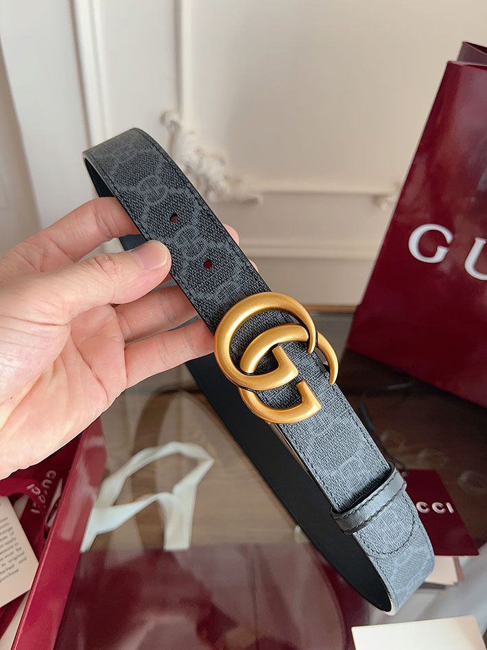 グッチ アウトレット店舗 GUCCI Gバックル 30mm GGスプリームキャンバス レディースベルト 2702044 グッチ ベルト レディース リバーシブル - 画像 (3)
