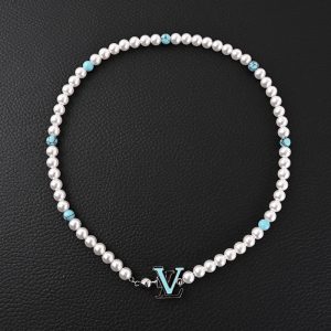 イヴィトンコピー 人気店 Louis Vuitton メンズ ブレスレット・ターコイズロデオ M1154A ルイヴィトンメンズビーズブレスレット