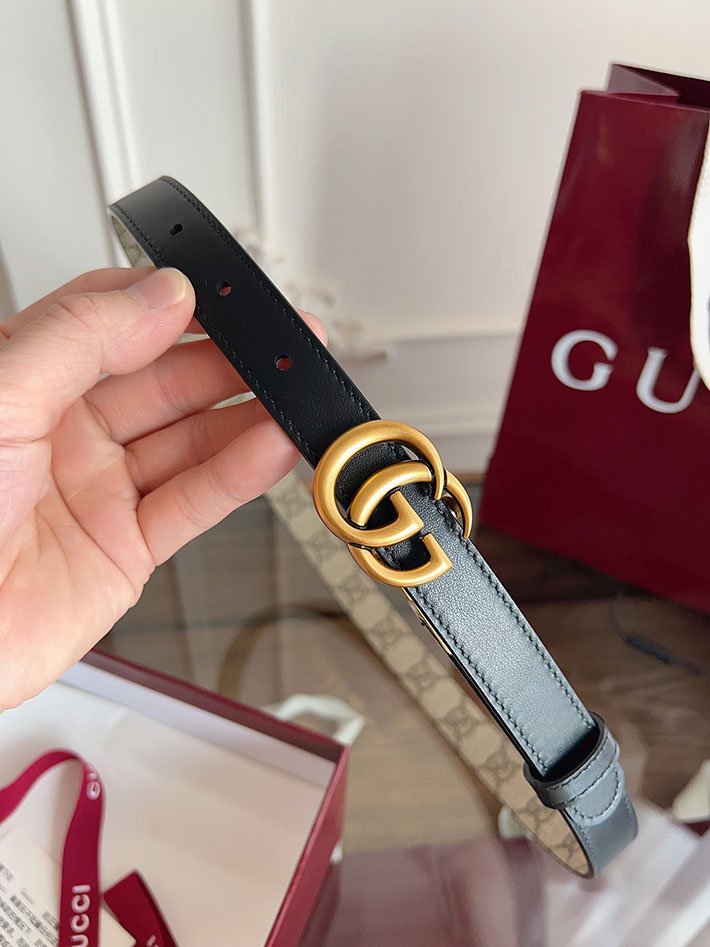 グッチ アウトレット店舗 GUCCI Gバックル 20mm GGスプリームキャンバス レディースベルト 2702045 グッチ ベルト レディース サイズ - 画像 (2)