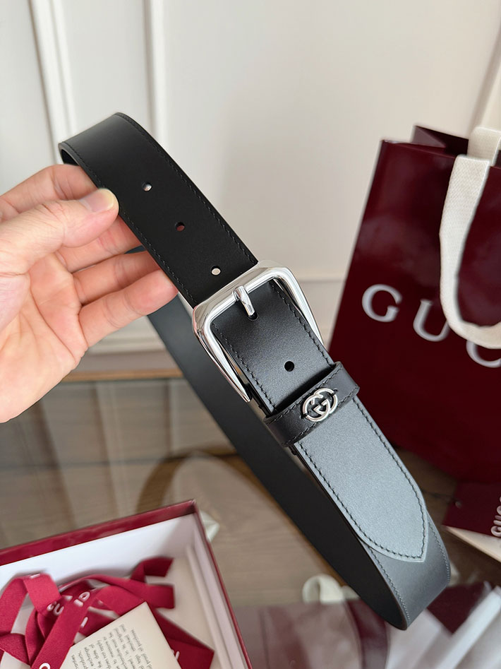グッチ アウトレット店舗 GUCCI 35mm インターロッキングG ディテール付き ベルト 新作 2702049 グッチ ベルト アウトレット 価格 - 画像 (3)