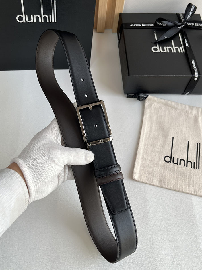 ダンヒル アウトレット 店舗 dunhill リバーシブル ベルト メンズ 男性 紳士 ビジネス おしゃれ 本革 2702054 ダンヒル ベルト ダサい - 画像 (3)