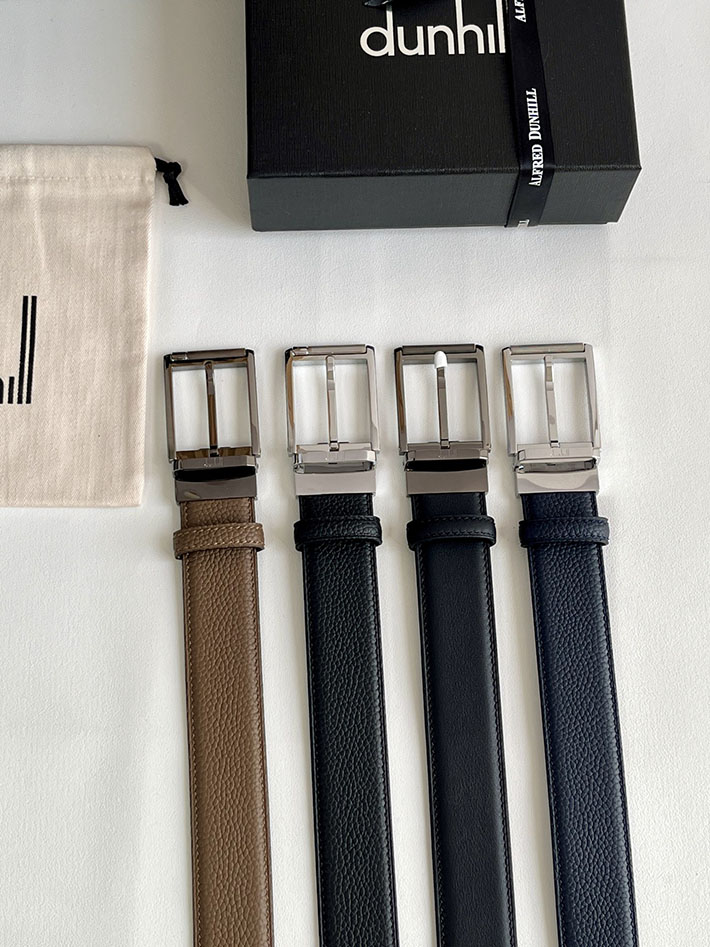ダンヒル アウトレット 店舗 dunhill リバーシブル ベルト メンズ 男性 紳士 ビジネス おしゃれ 本革 2702055 ダンヒル ベルト リバーシブル - 画像 (2)