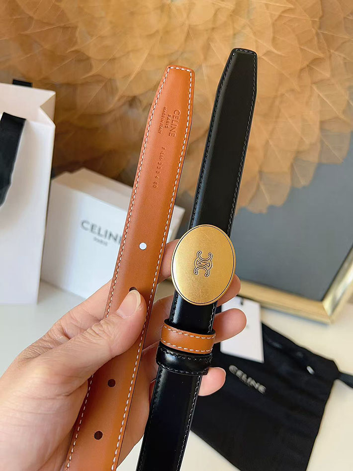 セリーヌ アウトレット店舗 CELINE ベルト リバーシブル ミディアム 25mm アリックス 2702063 レディース セリーヌ ベルト アウトレット - 画像 (4)