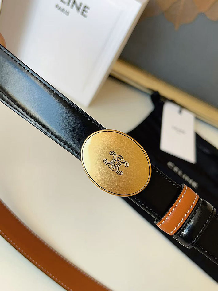セリーヌ アウトレット店舗 CELINE ベルト リバーシブル ミディアム 25mm アリックス 2702063 レディース セリーヌ ベルト アウトレット - 画像 (3)