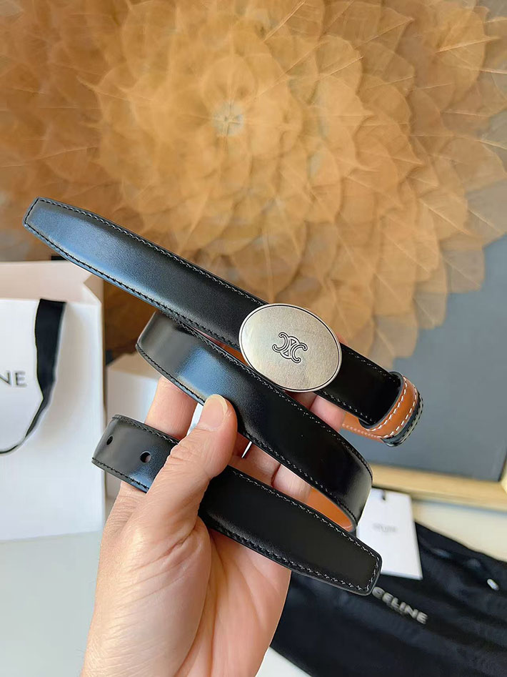 セリーヌ アウトレット店舗 CELINE レディース ベルト リバーシブル ミディアム 25mm アリックス 2702064 セリーヌ ベルト アウトレット - 画像 (8)