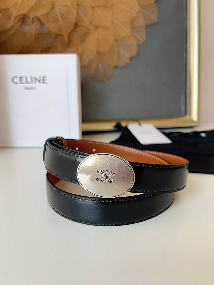 セリーヌ アウトレット店舗 CELINE レディース ベルト リバーシブル ミディアム 25mm アリックス 2702064 セリーヌ ベルト アウトレット - 画像 (7)