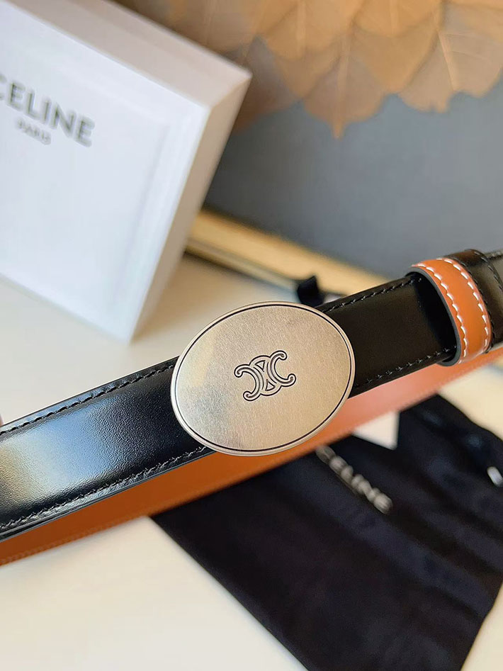 セリーヌ アウトレット店舗 CELINE レディース ベルト リバーシブル ミディアム 25mm アリックス 2702064 セリーヌ ベルト アウトレット - 画像 (6)
