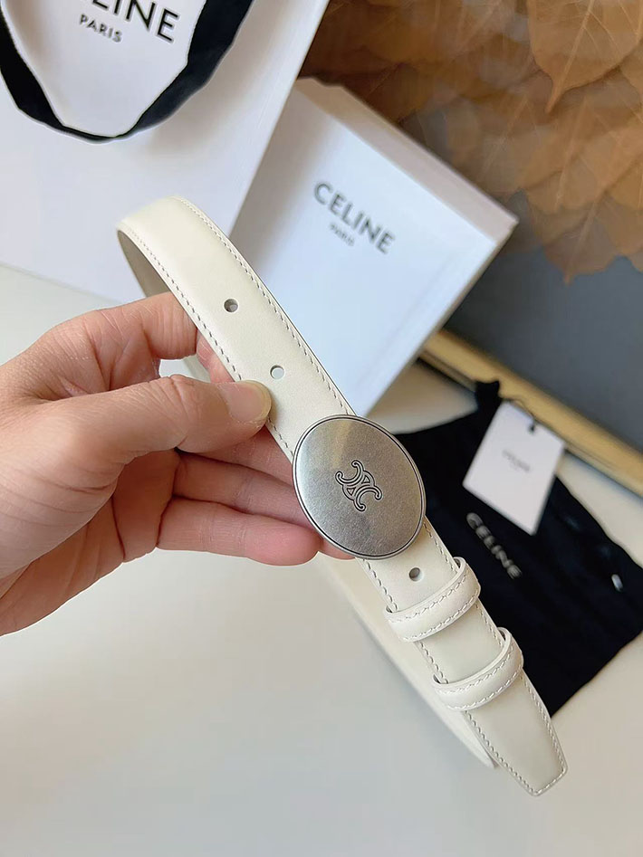 セリーヌ アウトレット店舗 CELINE レディース ベルト リバーシブル ミディアム 25mm アリックス 2702067 セリーヌ ベルト バックル - 画像 (8)