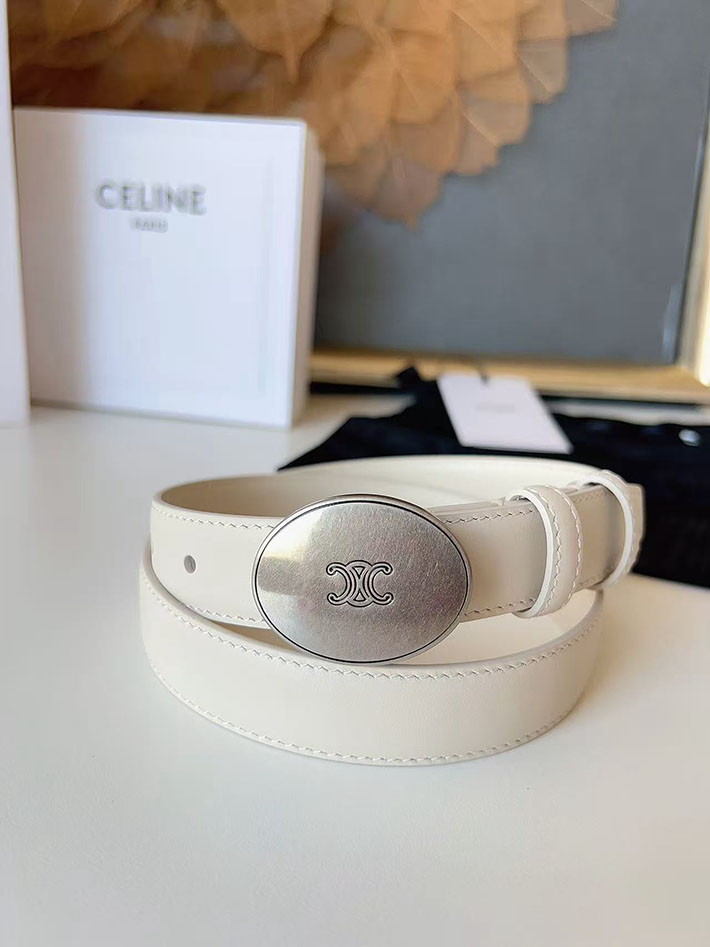 セリーヌ アウトレット店舗 CELINE レディース ベルト リバーシブル ミディアム 25mm アリックス 2702067 セリーヌ ベルト バックル - 画像 (6)