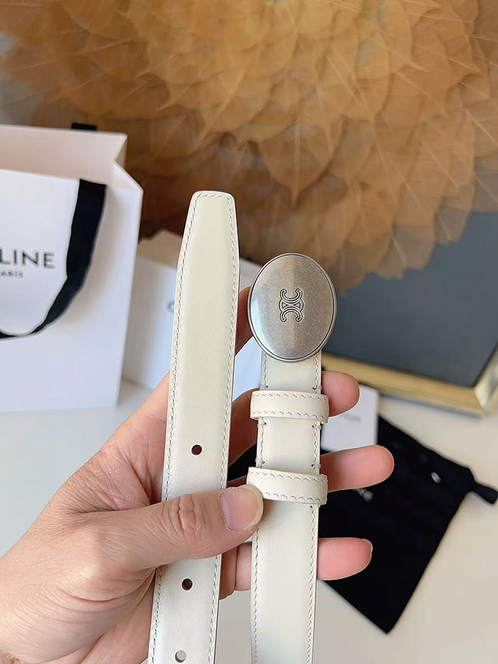 セリーヌ アウトレット店舗 CELINE レディース ベルト リバーシブル ミディアム 25mm アリックス 2702067 セリーヌ ベルト バックル - 画像 (4)