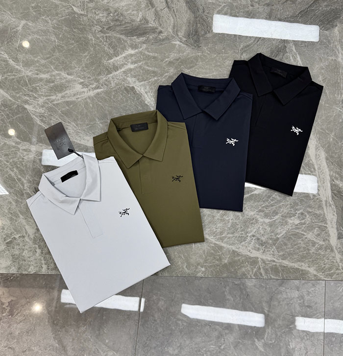 アークテリクス 服 コピー 人気店 ARC'TERYX 26ssメンズ ビジネスカジュアル 速乾ポロシャツ JP2525(010676)アークテリクス ポロシャツ メンズ - 画像 (2)