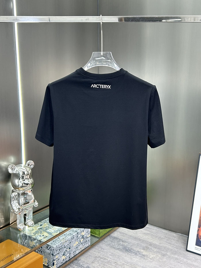 アークテリクス 服 コピー 人気店 ARC'TERYX 26SS サーマルバードプリント シルケット綿半袖Tシャツ JP2525(010679) アークテリクス Tシャツ アウトレット - 画像 (2)