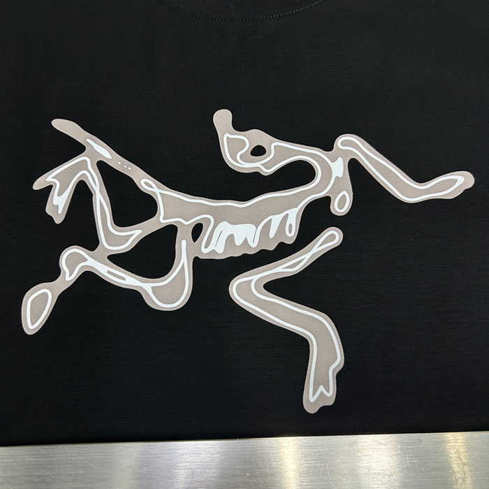 アークテリクス 服 コピー 人気店 ARC'TERYX 26SS サーマルバードプリント シルケット綿半袖Tシャツ JP2525(010679) アークテリクス Tシャツ アウトレット - 画像 (5)
