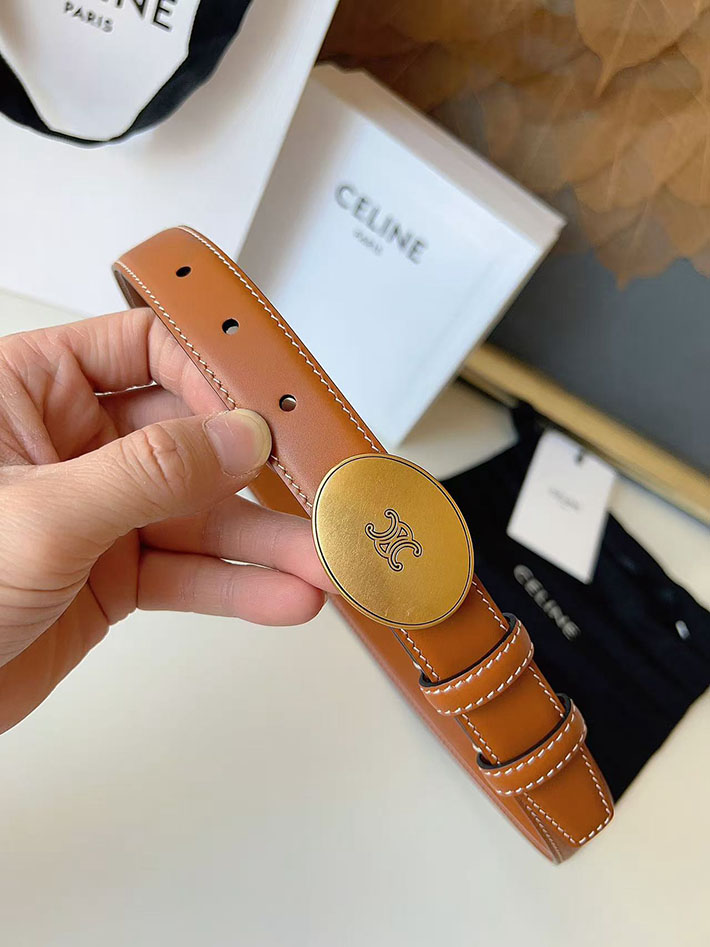 セリーヌ アウトレット店舗 CELINE レディース ベルト リバーシブル ミディアム 25mm アリックス 2702068 セリーヌ ベルト 人気 - 画像 (7)