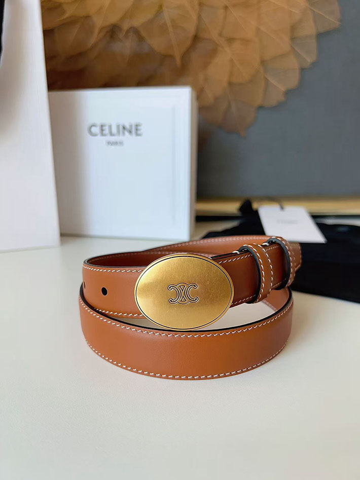 セリーヌ アウトレット店舗 CELINE レディース ベルト リバーシブル ミディアム 25mm アリックス 2702068 セリーヌ ベルト 人気 - 画像 (4)