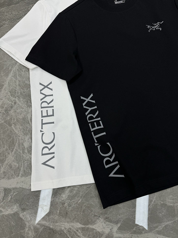 アークテリクス 服 コピー 人気店 ARC'TERYX 26SS アークテリクス ノーバン ダウンワードロゴ半袖Tシャツ JP2525(010680) アークテリクス ノーバン tシャツ - 画像 (5)