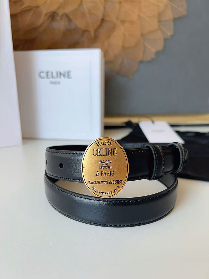セリーヌ アウトレット店舗 CELINE レディース ベルト リバーシブル ミディアム 25mm アリックス 2702069 セリーヌ ベルト 安い - 画像 (7)