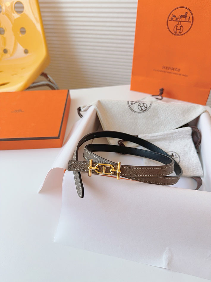 高品質エルメス レザーベルト HERMES ポップH 13mm Hバックル ベルト ヴォーエプソン/スイフト 2702078 エルメス ベルト レディース リバーシブル - 画像 (9)