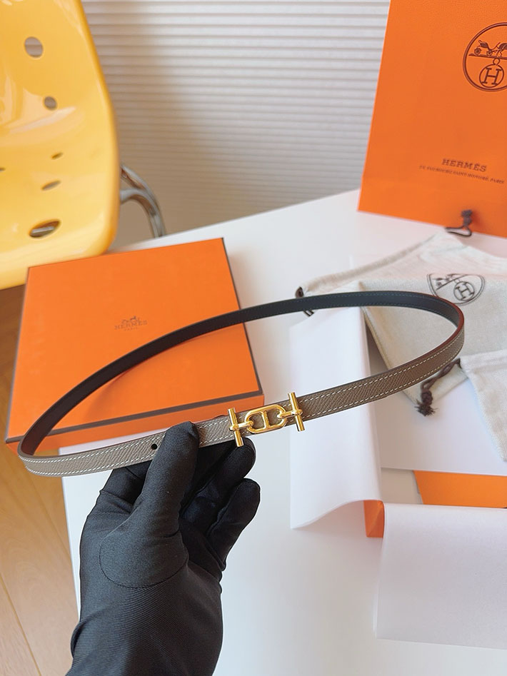 高品質エルメス レザーベルト HERMES ポップH 13mm Hバックル ベルト ヴォーエプソン/スイフト 2702078 エルメス ベルト レディース リバーシブル - 画像 (8)