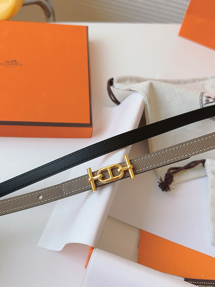高品質エルメス レザーベルト HERMES ポップH 13mm Hバックル ベルト ヴォーエプソン/スイフト 2702078 エルメス ベルト レディース リバーシブル - 画像 (7)