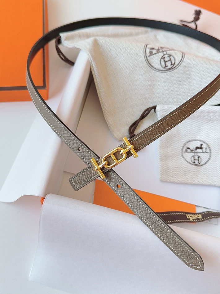 高品質エルメス レザーベルト HERMES ポップH 13mm Hバックル ベルト ヴォーエプソン/スイフト 2702078 エルメス ベルト レディース リバーシブル - 画像 (6)