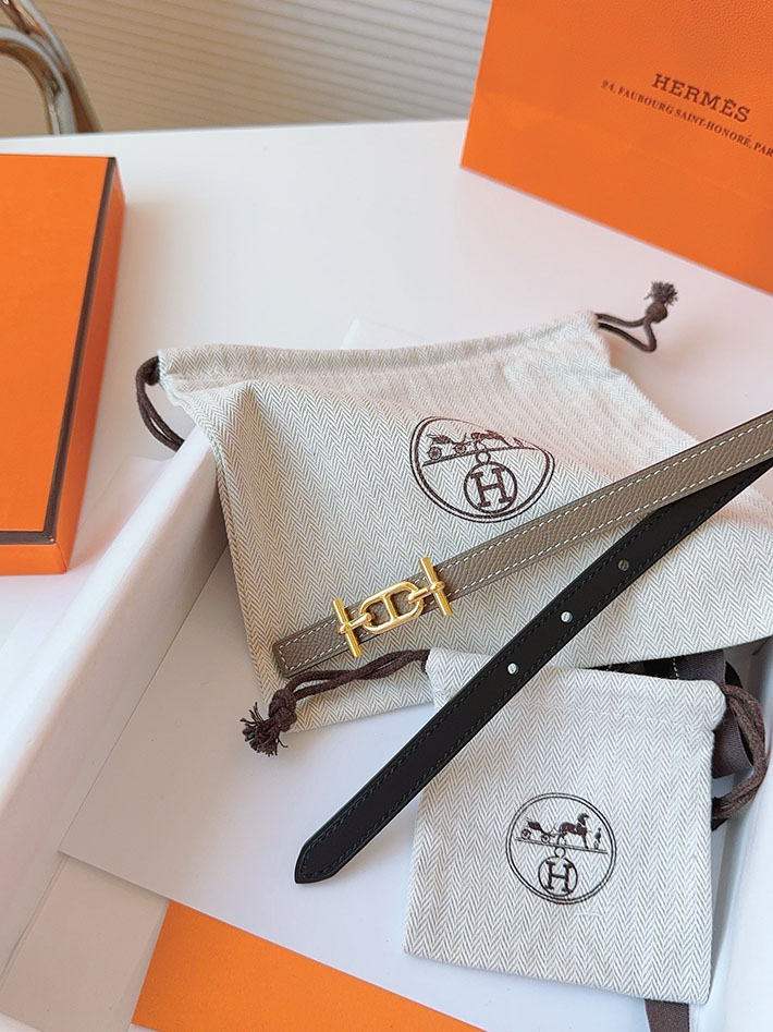 高品質エルメス レザーベルト HERMES ポップH 13mm Hバックル ベルト ヴォーエプソン/スイフト 2702078 エルメス ベルト レディース リバーシブル - 画像 (4)