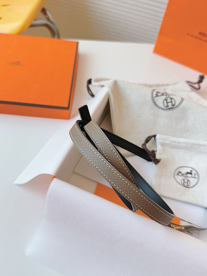 高品質エルメス レザーベルト HERMES ポップH 13mm Hバックル ベルト ヴォーエプソン/スイフト 2702078 エルメス ベルト レディース リバーシブル - 画像 (2)