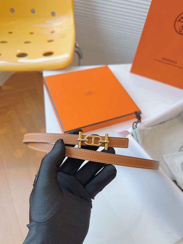 高品質エルメス レザーベルト HERMES ポップH 13mm Hバックル ベルト ヴォーエプソン/スイフト 2702080 エルメス ベルト レディース コーデ - 画像 (9)