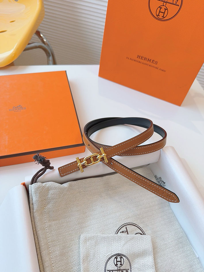 高品質エルメス レザーベルト HERMES ポップH 13mm Hバックル ベルト ヴォーエプソン/スイフト 2702080 エルメス ベルト レディース コーデ - 画像 (5)