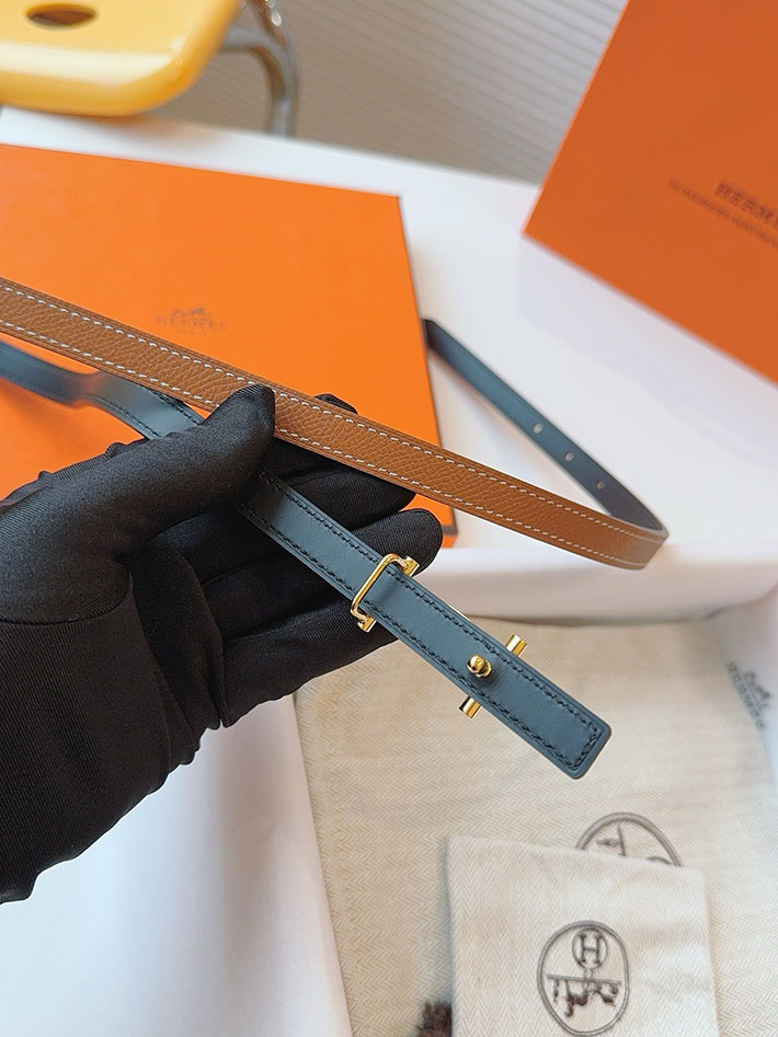 高品質エルメス レザーベルト HERMES ポップH 13mm Hバックル ベルト ヴォーエプソン/スイフト 2702080 エルメス ベルト レディース コーデ - 画像 (3)