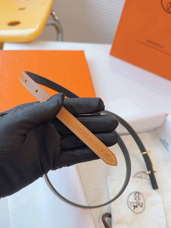 高品質エルメス レザーベルト HERMES ポップH 13mm Hバックル ベルト ヴォーエプソン/スイフト 2702080 エルメス ベルト レディース コーデ - 画像 (2)