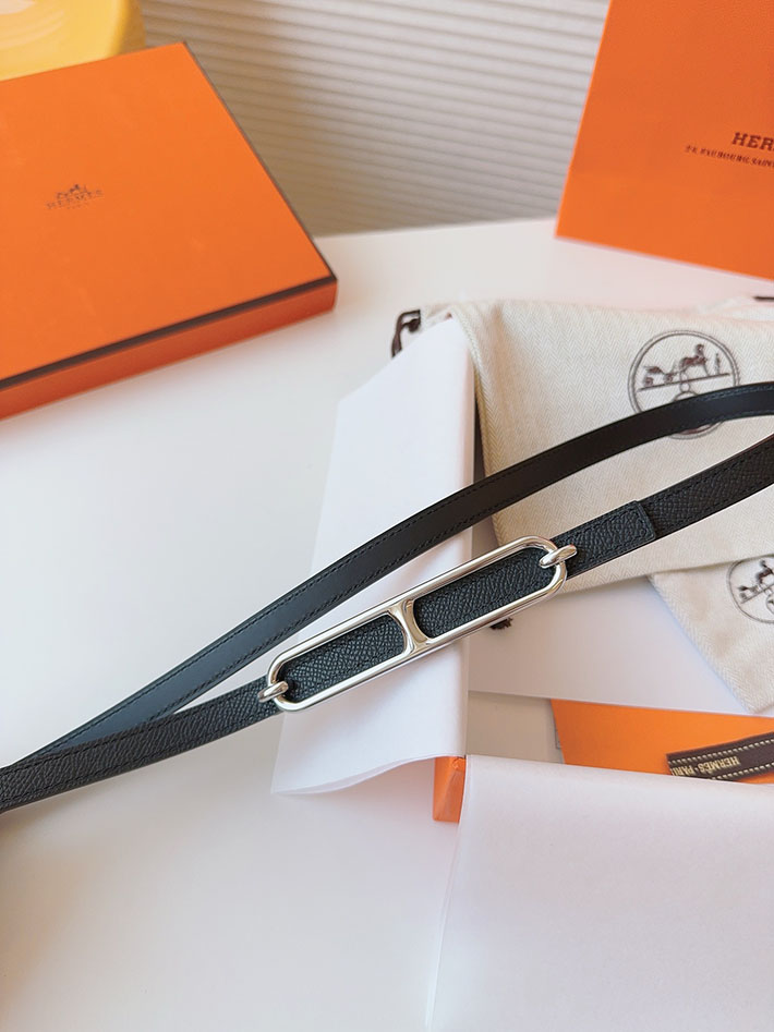 高品質エルメス レザーベルト HERMES ルリ リバーシブルレザーベルト 13mm RG ヴォーエプソン/スイフト 2702084 エルメス ベルト アウトレット - 画像 (8)