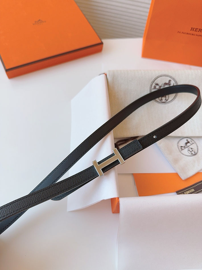 高品質エルメス レザーベルト HERMES ルリ リバーシブルレザーベルト 13mm RG ヴォーエプソン/スイフト 2702092 エルメス ベルト レディース 値段 - 画像 (8)