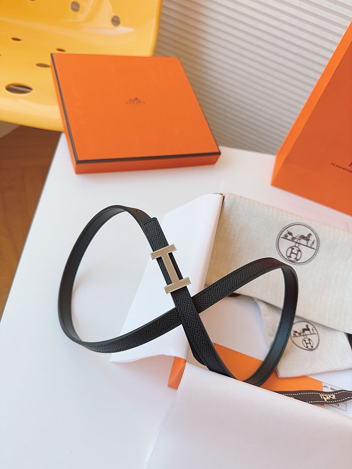 高品質エルメス レザーベルト HERMES ルリ リバーシブルレザーベルト 13mm RG ヴォーエプソン/スイフト 2702092 エルメス ベルト レディース 値段 - 画像 (6)