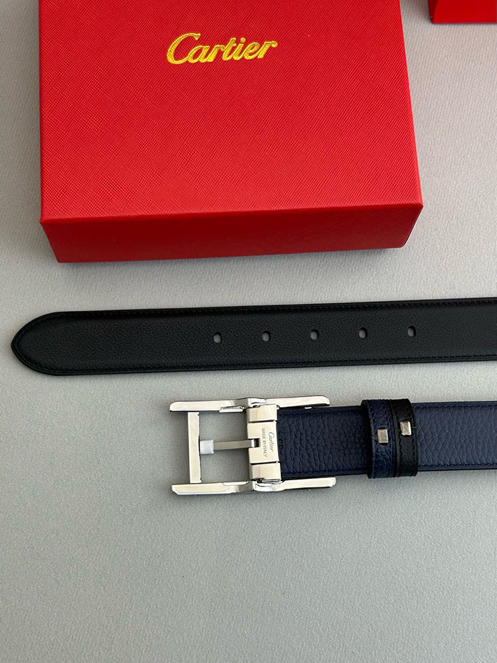 カルティエ レザーベルト 店舗 CARTIER メンズ 35mm ベルト タンクドゥカルティエ スクエア 2702093 カルティエ ベルト メンズ - 画像 (9)
