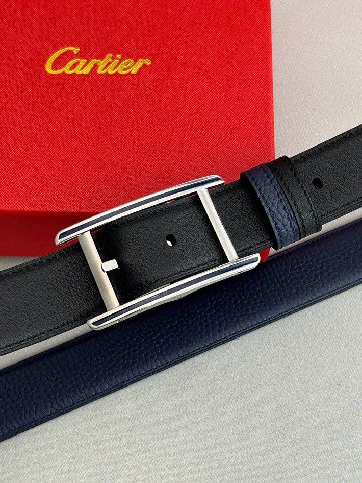 カルティエ レザーベルト 店舗 CARTIER メンズ 35mm ベルト タンクドゥカルティエ スクエア 2702093 カルティエ ベルト メンズ - 画像 (8)