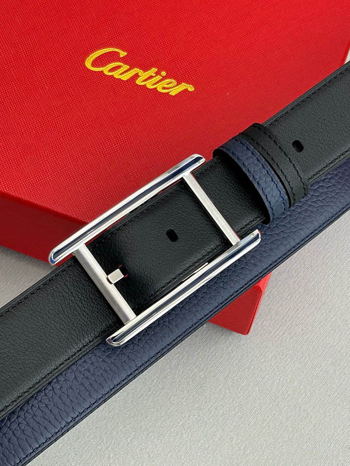 カルティエ レザーベルト 店舗 CARTIER メンズ 35mm ベルト タンクドゥカルティエ スクエア 2702093 カルティエ ベルト メンズ - 画像 (7)