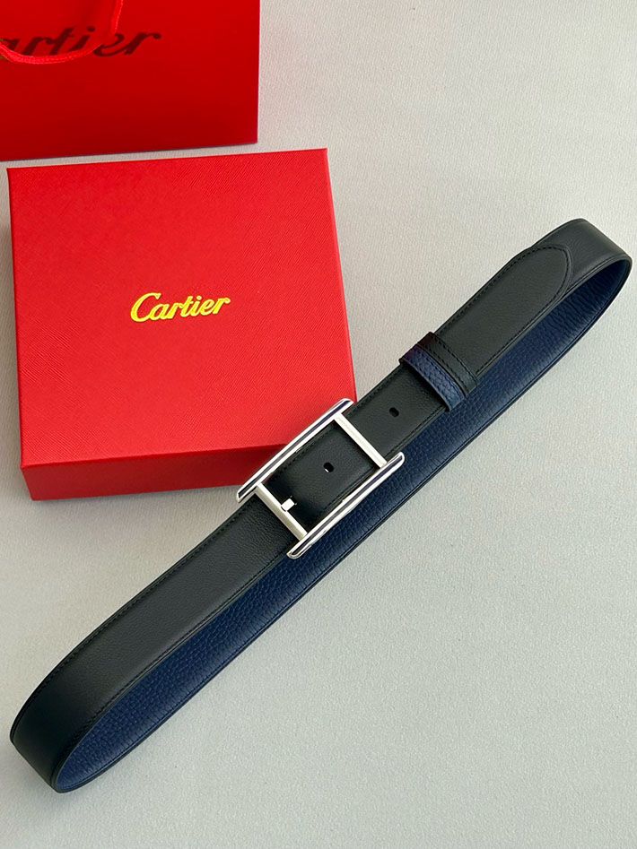 カルティエ レザーベルト 店舗 CARTIER メンズ 35mm ベルト タンクドゥカルティエ スクエア 2702093 カルティエ ベルト メンズ - 画像 (6)