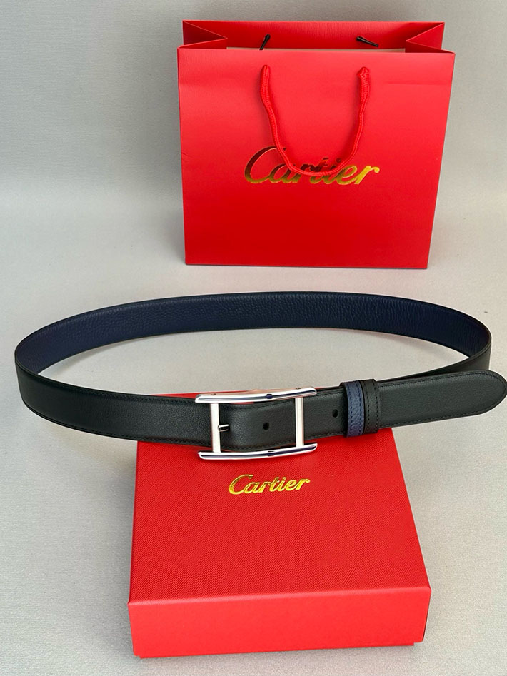 カルティエ レザーベルト 店舗 CARTIER メンズ 35mm ベルト タンクドゥカルティエ スクエア 2702093 カルティエ ベルト メンズ - 画像 (5)