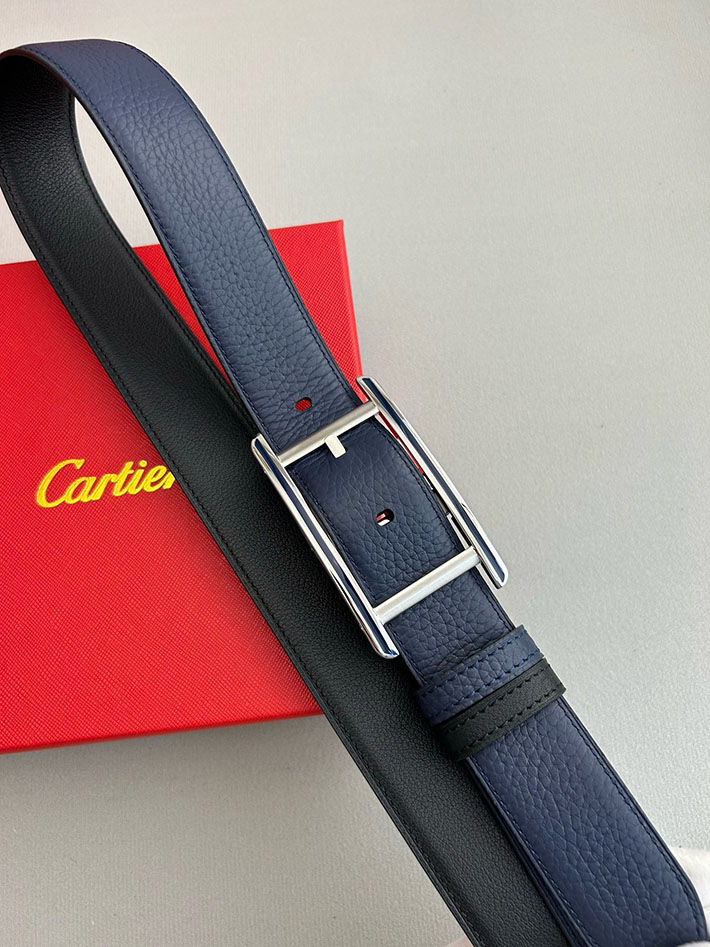 カルティエ レザーベルト 店舗 CARTIER メンズ 35mm ベルト タンクドゥカルティエ スクエア 2702093 カルティエ ベルト メンズ - 画像 (3)
