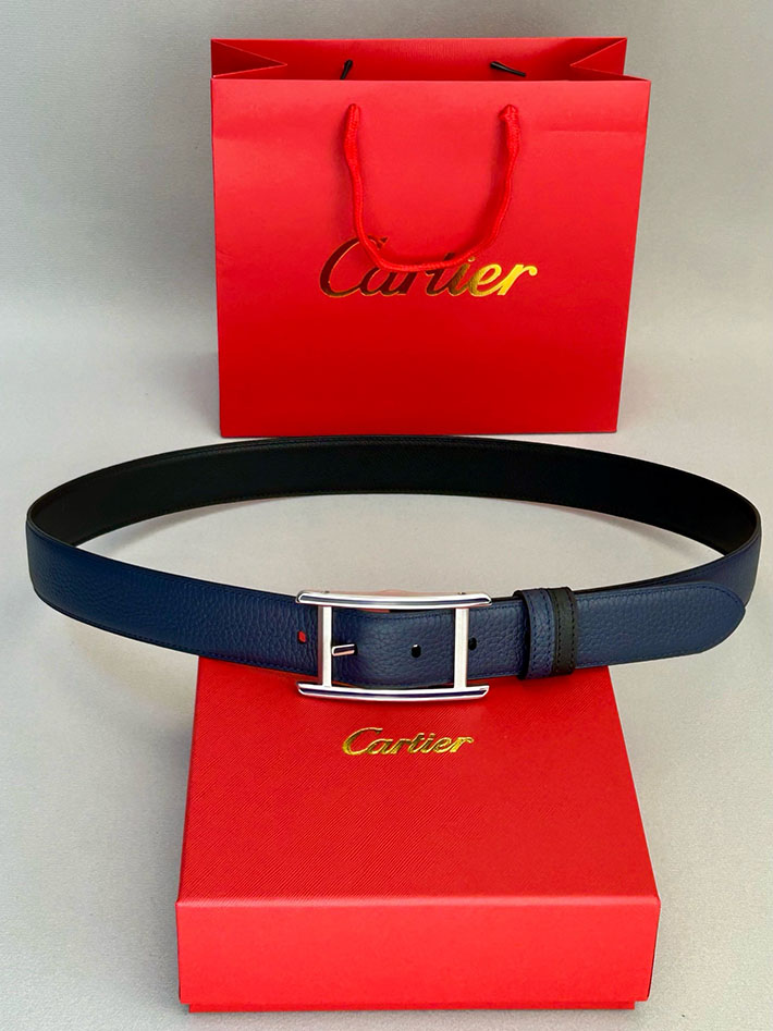 カルティエ レザーベルト 店舗 CARTIER メンズ 35mm ベルト タンクドゥカルティエ スクエア 2702093 カルティエ ベルト メンズ - 画像 (2)