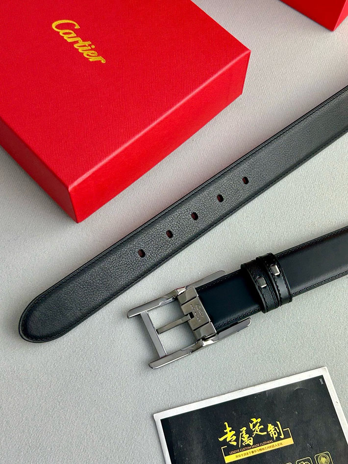 カルティエ レザーベルト 店舗 CARTIER メンズ 35mm ベルト タンクドゥカルティエ スクエア 2702094 カルティエ ベルト 店舗 - 画像 (6)