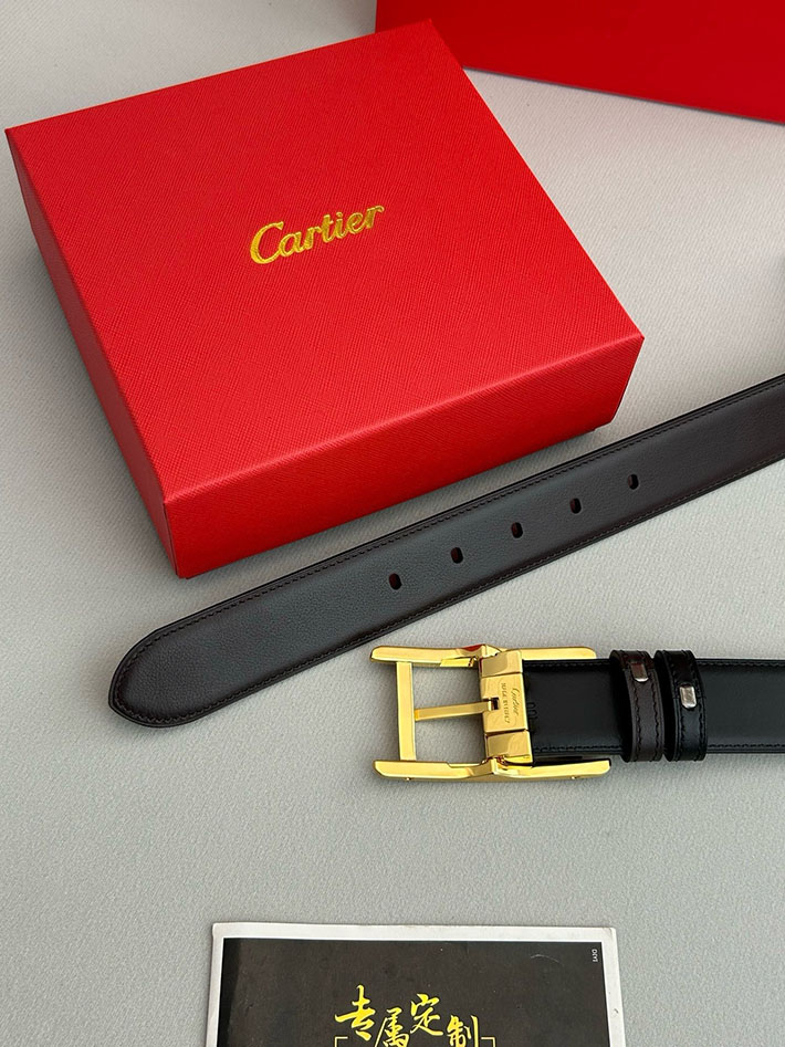 カルティエ レザーベルト 店舗 CARTIER メンズ 35mm ベルト タンクドゥカルティエ スクエア 2702095 カルティエ ベルト コピー - 画像 (6)