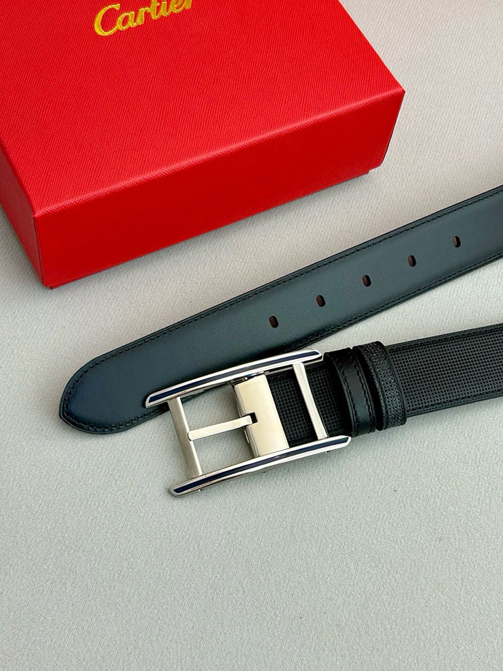カルティエ レザーベルト 店舗 CARTIER メンズ 35mm ベルト タンクドゥカルティエ スクエア 2702098 カルティエ ベルト 新作 - 画像 (6)