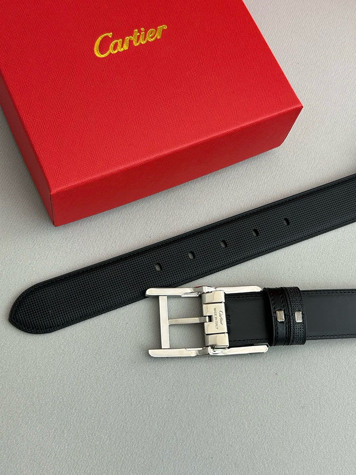 カルティエ レザーベルト 店舗 CARTIER メンズ 35mm ベルト タンクドゥカルティエ スクエア 2702098 カルティエ ベルト 新作 - 画像 (5)