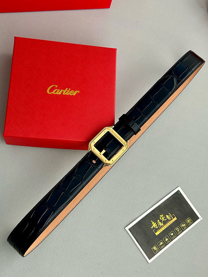 カルティエ レザーベルト 店舗 CARTIER ベルト 35mm メンズ サントス ドゥ カルティエ ベルト 2702100 カルティエ ベルト 安い - 画像 (3)