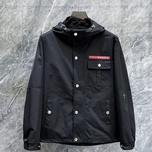 プラダ ジャケット 黒 メンズ