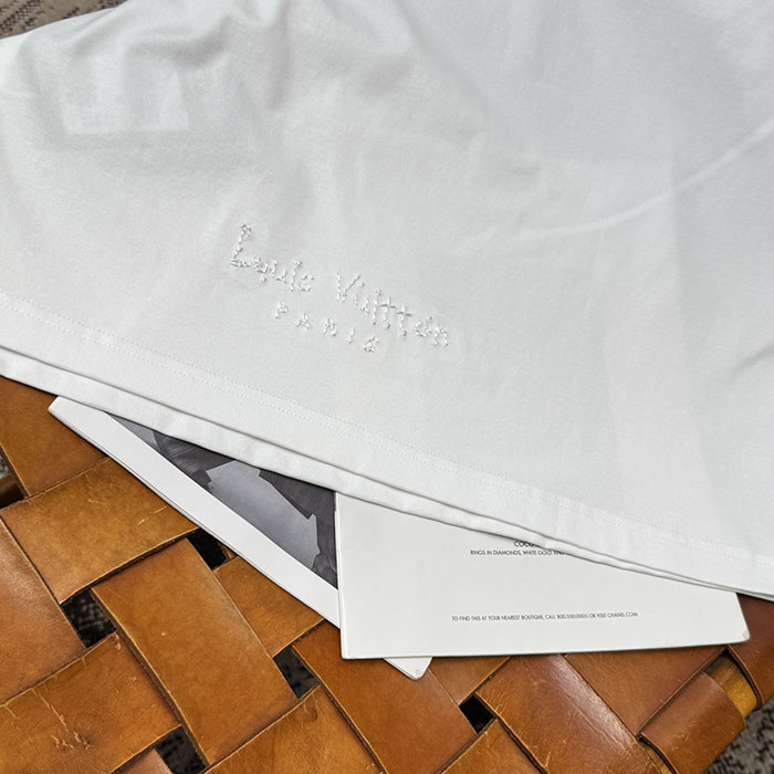 ルイヴィトン服コピー 人気店 Louis Vuitton コットン 26SS 新作 春夏 カジュアル クルーネック 半袖Tシャツ JP4649(1081)ルイヴィトンTシャツ 白 - 画像 (4)