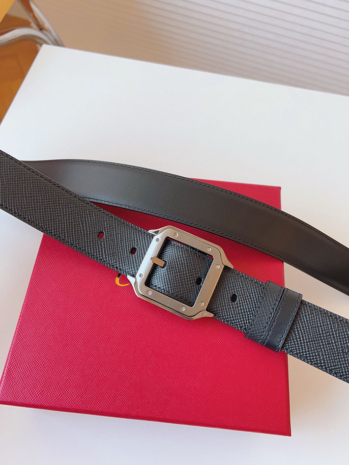 カルティエ レザーベルト 店舗 CARTIER メンズ 35mm リバーシブルレザーベルト タンクベルト ロゴバックル 2702109 カルティエ ベルト アウトレット - 画像 (6)